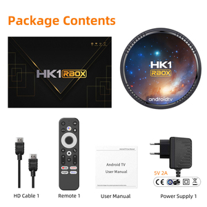 2023 HK1ทั่วโลกกล่อง W2T rbox 4K S905W2 Ultra HD แอนดรอยด์11.0สมาร์ท set-top box เครื่องเล่นมีเดีย2GB 16GB เอทีวีพร้อมรีโมทเสียง - Product Image 4