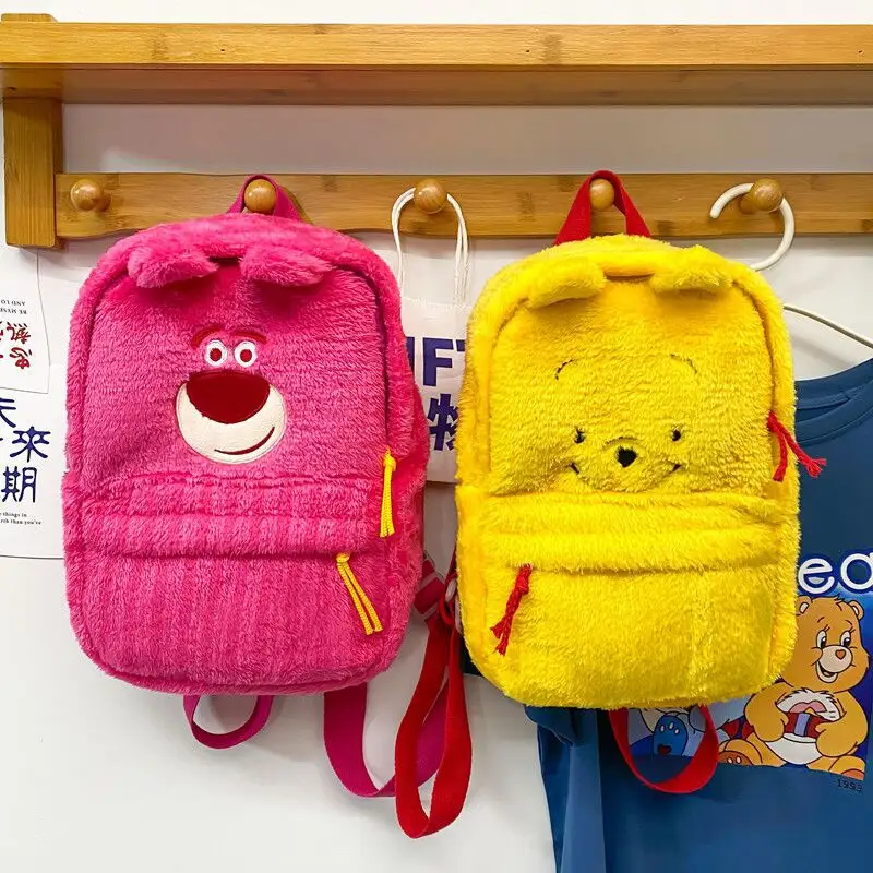 Özel sevimli peluş ayı sırt çantası okul çantaları büyük peluş hayvan oyuncak sırt çantası