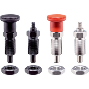 Dongguan Custom Mini Ball Nose Indexing Plunger <strong>Retractable</strong> Thread <strong>Spring</strong> <strong>Loaded</strong> Locking Index Plungers <strong>Pin</strong> with Plastic Knob