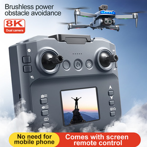 โดรน4K คุณภาพสูง2025 P15ของเล่นที่เป็นของขวัญระบบ WiFi FPV Quadcopter Screen dron กล้องคู่หลีกเลี่ยงสิ่งกีดขวางโดรน - Product Image 3