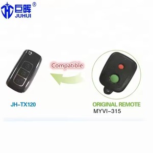 2-Kanal 433MHz Sender Automatik funktion 315MHz Festcode-Fernbedienung für Perodua Myvi Key Garagentor-Steuersc halter - Product Image 4
