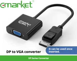 Active Male Displayport to <strong>VGA</strong> Converter Cable Adapter with PVC Jacket DP to <strong>VGA</strong> Displayport Adapter - Product Image 5