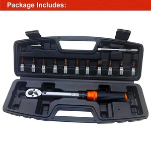 Xe đạp mô-men xoắn cờ lê đặt 5-25 nm, 1/4 inch ổ đĩa bấm mô-men xoắn cờ lê thiết lập với hướng kép điều chỉnh 72 răng - Product Image 6