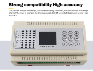 Huaqingjun 16DI 16DO Relay <strong>Output</strong> PLC 2-Channel Analog <strong>Inputs</strong> <strong>Outputs</strong> 0-20mA 4-20mA RS485 <strong>Modbus</strong> RTU PLC Controller for IoT - Product Image 4