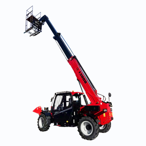 Doppio carrello elevatore telescopico caricatore per contenitore fascio di pietra lastre di vetro carico e scarico handler da 14m di sollevamento - Product Image 1