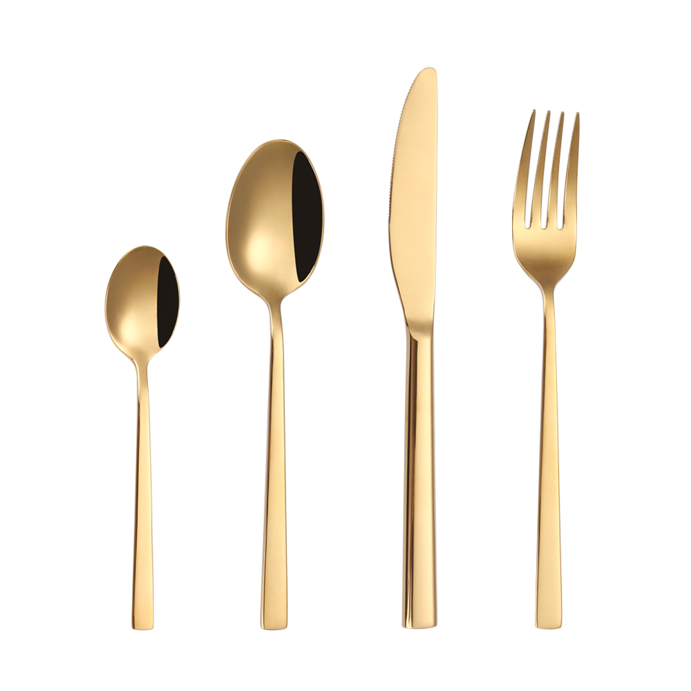 4 pz specchio oro