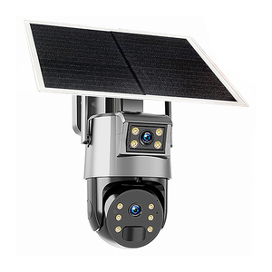Precio de fábrica Solar Dural Camera Ubox 4G SIM Outdoor WiFi 8MP 4K IP Camara Panel solar CCTV Seguridad Batería PIR CCTV Camera - Product Image 1