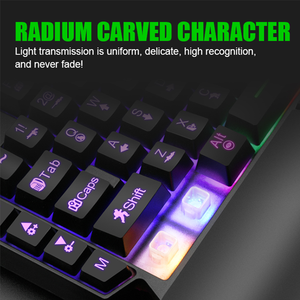 Teclado de una sola mano para videojuegos, miniteclado ergonómico retroiluminado RGB, 40 teclas, portátil, para PC - Product Image 6