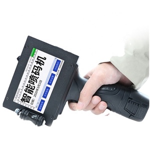 Touchscreen Tij Hand drucker 12,7mm Barcode Qr-Code Logo Verfalls datum Chargen nummer Tragbare Hand-Tinten strahl drucker maschine für Taschen - Product Image 1