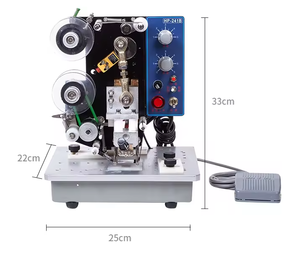 Halbautomat ische Datums maschine Heiß präge folien codierer Verfalls charge Druck datum Maschine Codier maschine - Product Image 3