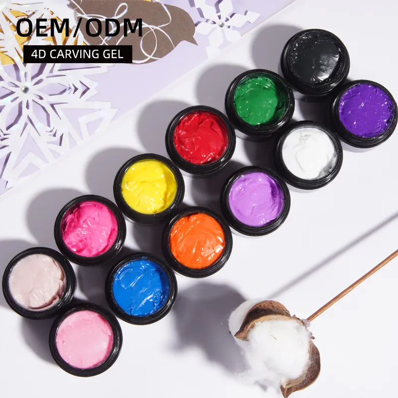 OEM 4d Gel Magic Carving Farben Nagel Gel Polish Nail Art Salon Profession elle Produkte Lieferant