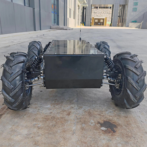 Electrical 4WD Smart Robot Vehicle <strong>Chassis</strong> Hot Sells DIY Mobile Robot Platform RC Can Bus Protocol Pwt1000 Accessories - Product Image 1