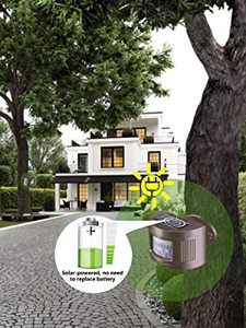 Olar-alarma antirrobo con sensor de movimiento PIR, kit solar inalámbrico de detección de intrusión de carril infrarrojo de 1/2 millas, alarma de entrada de café - Product Image 6