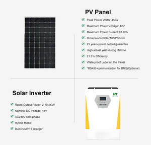 Hybrid System <strong>Solar</strong> <strong>Kit</strong> 5Kw 10Kw 12Kw 15Kw 18Kw 20Kw 25Kw 30Kw Off Grid <strong>Solar</strong> Power Energy System Storage Home <strong>Inverter</strong> - Product Image 4