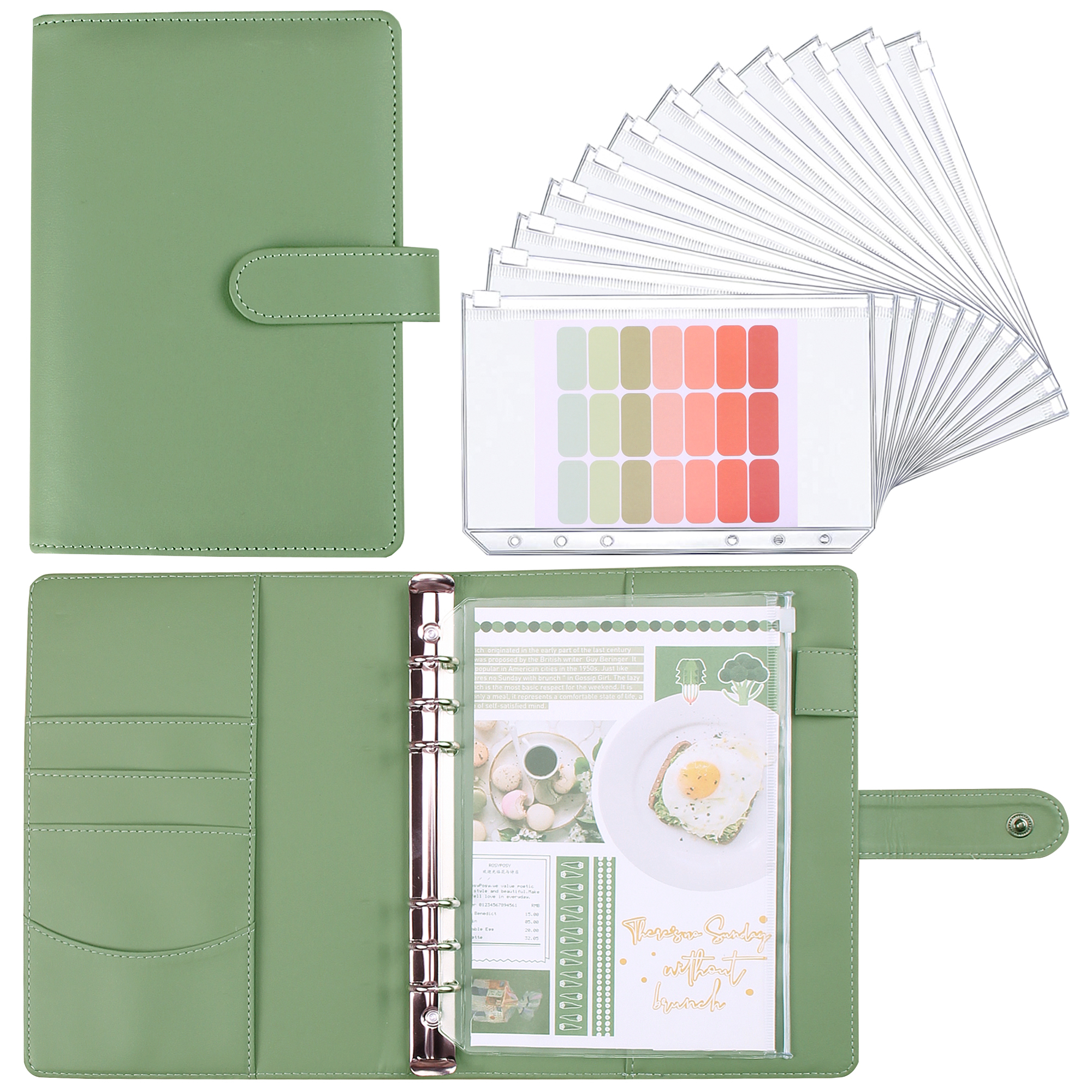 Snaps 1-poche zippée verte 1221 onglet 1