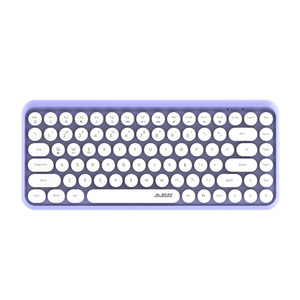 Teclado Universal inalámbrico Bluetooth, máquina de escribir Retro, teclado de llave redonda para iPad Win/iOS/Android, teclado Circular de 84 teclas - Product Image 5