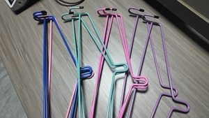 Yün dolu koruyucu kapak ile renkli bebek beşiği askıları 200TC örme kore tarzı fabrika doğrudan - Product Image 6