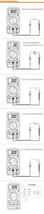 ดิจิตอลมัลติมิเตอร์ DT830L Backlight รุ่นที่เรียบง่าย multitester อิเล็กทรอนิกส์เครื่องมือ - Product Image 3