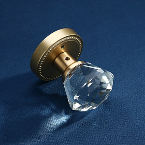 Interior Privacy Passage Door Knob, Handle for Closet and Hallway Doors, Non-Locking <strong>Doorknob</strong> in Square Rose - Product Image 4