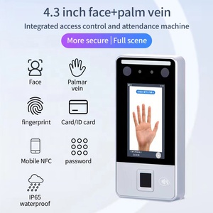 Sistema de control de acceso biométrico de alta calidad con reconocimiento facial Palmvein Característica de reinicio de logotipo personalizable