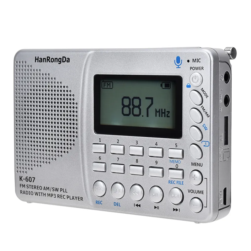 Portable Pocket Digital Am Fm Sw Radio Avec Usb Mp3