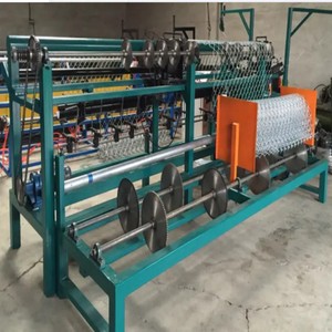 Automatic Plastic Wire Mesh <strong>Netting</strong> Making <strong>Machine</strong> for Chain Link Fence New Condition with Core Motor and Gear Components - Product Image 1