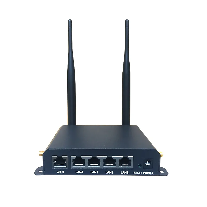 X10B Versi Eropa 4G CAT4 LTE WiFi Router Mendukung Openwrt Smart CPE 2.4G Modem Hitam 4G SIM Router