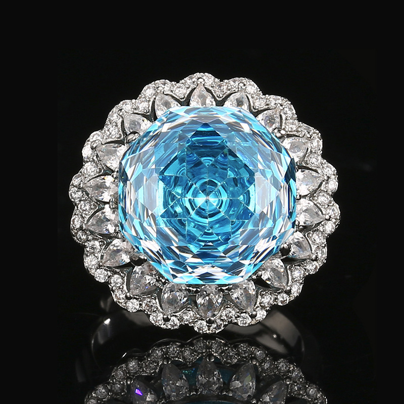 Navy blue ring-Open Size