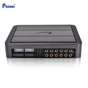 Amplificador DSP para coche, para mejora de audio, entrada óptica de 12 canales, salida de 12 canales, salida RCA de 12 canales, 64W X 12