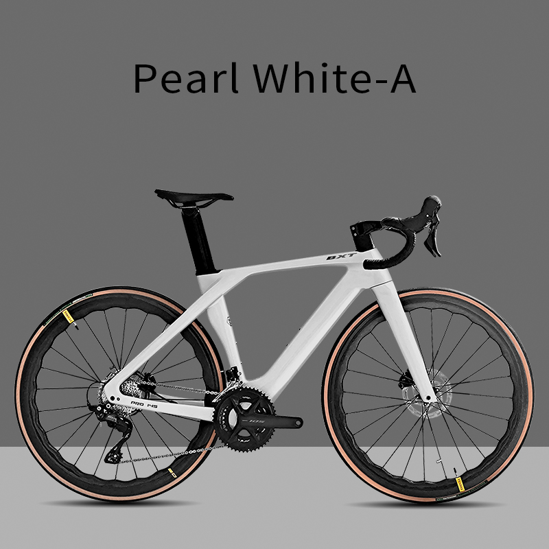Vélo blanc nacré