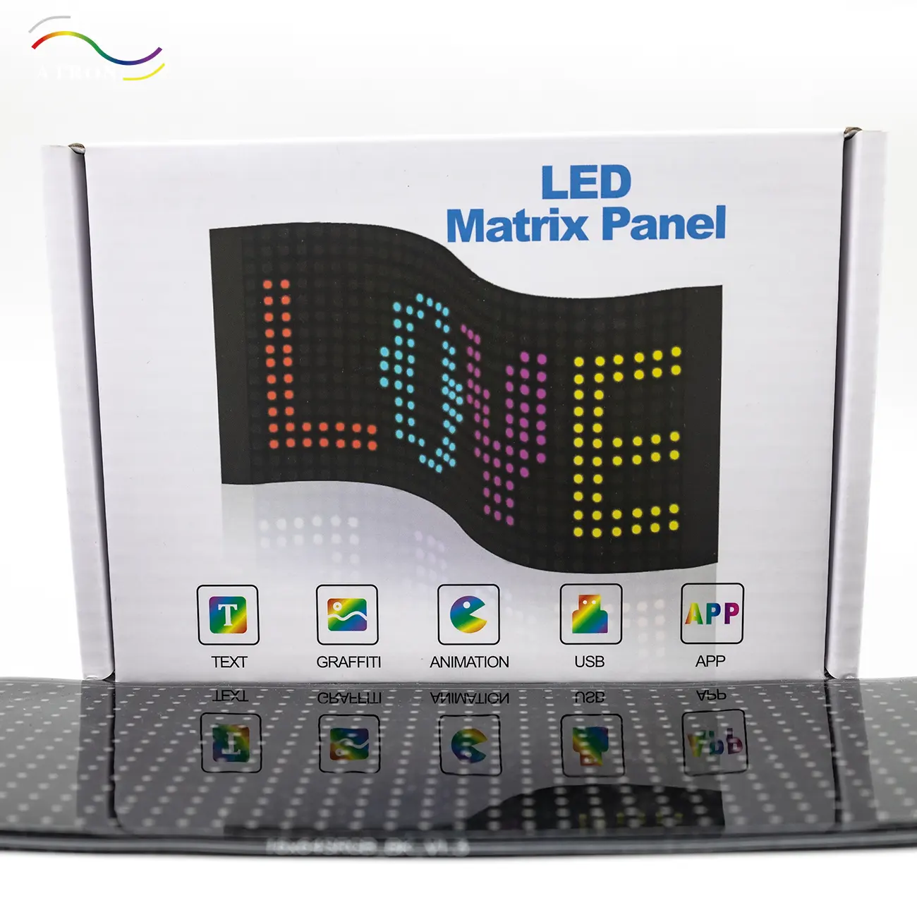 Display per auto a LED con tracciamento del volo in tempo reale per un'efficiente navigazione aeroportuale segni a Led cartellone per auto a Led flessibile LED RGB