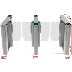 High-End Speed Gate Rfid-Karten zugriffs kontrolle Fast Pass Bürogebäude Bidirektion aler Eingang Ausgang Hochgeschwindigkeits-Drehkreuz tor - Product Image 1