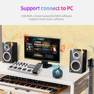 BT <strong>MIDI</strong> Effector Pedal <strong>MIDI</strong> <strong>Controller</strong> Software Effector <strong>Controller</strong> USB <strong>MIDI</strong> <strong>Controller</strong> Wireless Compact Portable Pedal - Product Image 6