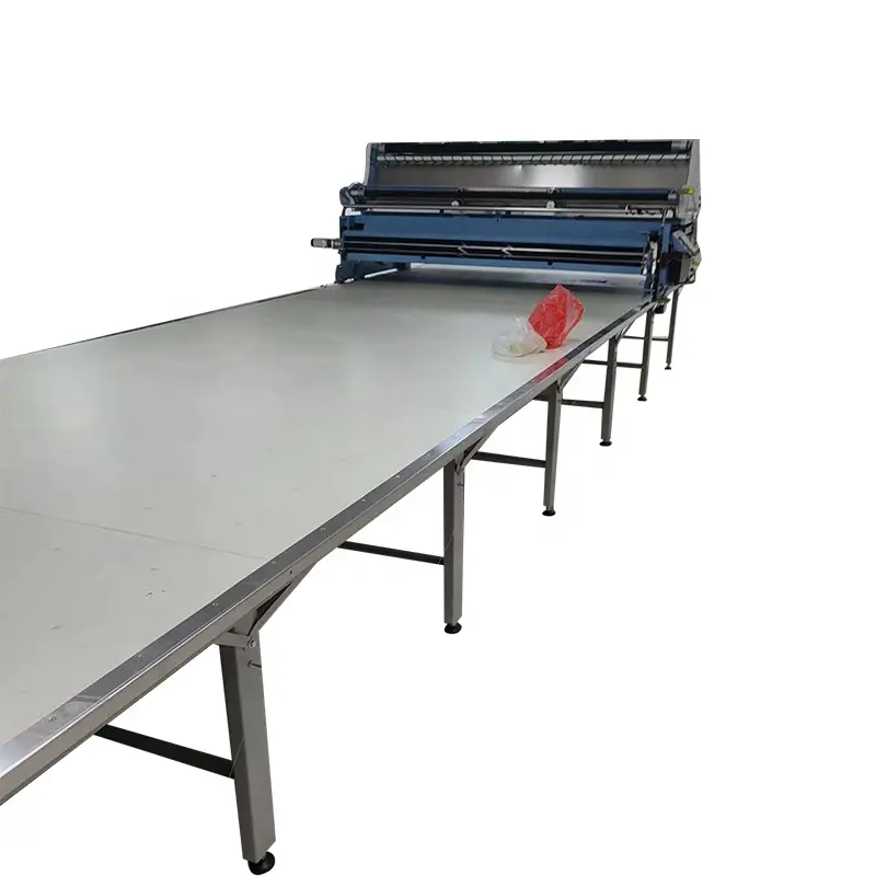कपड़ा काटने की मेज और पेवर टेबल बोर्ड कपड़े फैक्टरी स्वचालित कपड़ा स्लॉटिंग मशीन कार्यक्षेत्र
