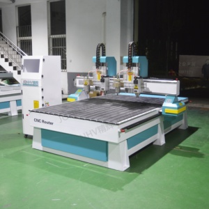 Máquina de enrutador CNC de madera 3D de 4 ejes rotativos de cabezales múltiples de China de alta eficiencia, enrutador CNC de carpintería de 6 cabezales - Product Image 3