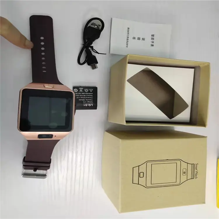 דיגיטלי מגע מסך גברים נשים שעון חכם צמיד מצלמה כושר Tracker צג שעוני יד DZ09 Q18 ה-SIM כרטיס Smartwatch