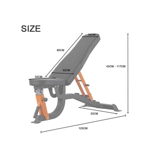 スクワットラック、バーベル、バンパープレートパッケージ多機能ジム機器傾斜傾斜調整可能なウェイトリフティングベンチ - Product Image 5