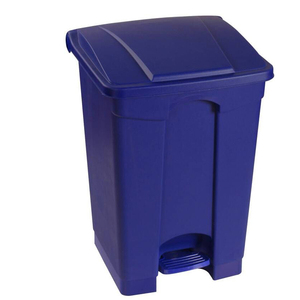 Cubo de basura de plástico con tapa interior exterior 30L/45L/68L/87L pie cubo de basura pedal contenedor de basura clasificado - Product Image 4