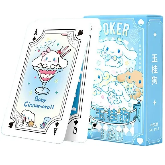 HD de alta qualidade Kuromi Sanrio Kirbys criativo jogo de anime mata-demônios um jogo de cartas de jogo de pôquer para diversão da família