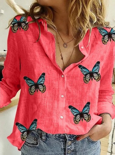 mariposa roja