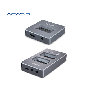 Acasis M.2 TYPE-C3.1ช่องเดียว/สองช่อง NVMe SSD แบบปิดแบบโคลนเคสดิสโก้ Duro สำหรับ M KEY & m/b Key NVMe PCIe SSD ฮาร์ดไดรฟ์ - Product Image 1