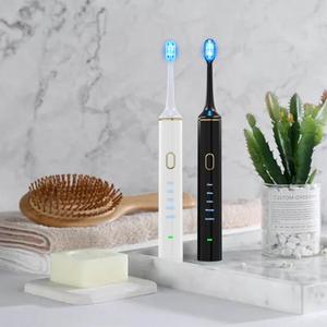 ポータブル電気振動ソフト毛インテリジェントスマートタイマー歯ホワイトニングカスタマイズされたソニック電動歯ブラシ<span class=keywords><strong>LED</strong></span>付き