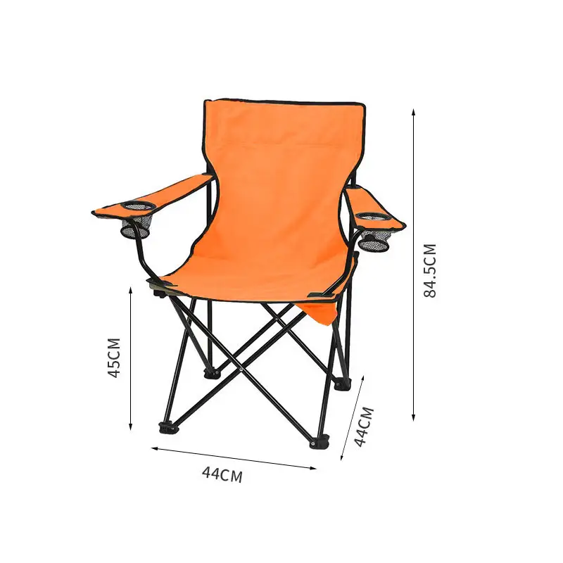 Fabrik Großhandel Outdoor Camping Armlehne Klappstuhl Tragbare Angel bank Art Student Rückenlehne Wild Dining Chair