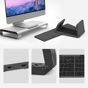 Ultra Slim Mini Full Size Wireless German <strong>Keyboard</strong> for Ipad <strong>Keyboard</strong> Foldable Wireless Portable <strong>Keyboard</strong> with <strong>Numeric</strong> Keypad