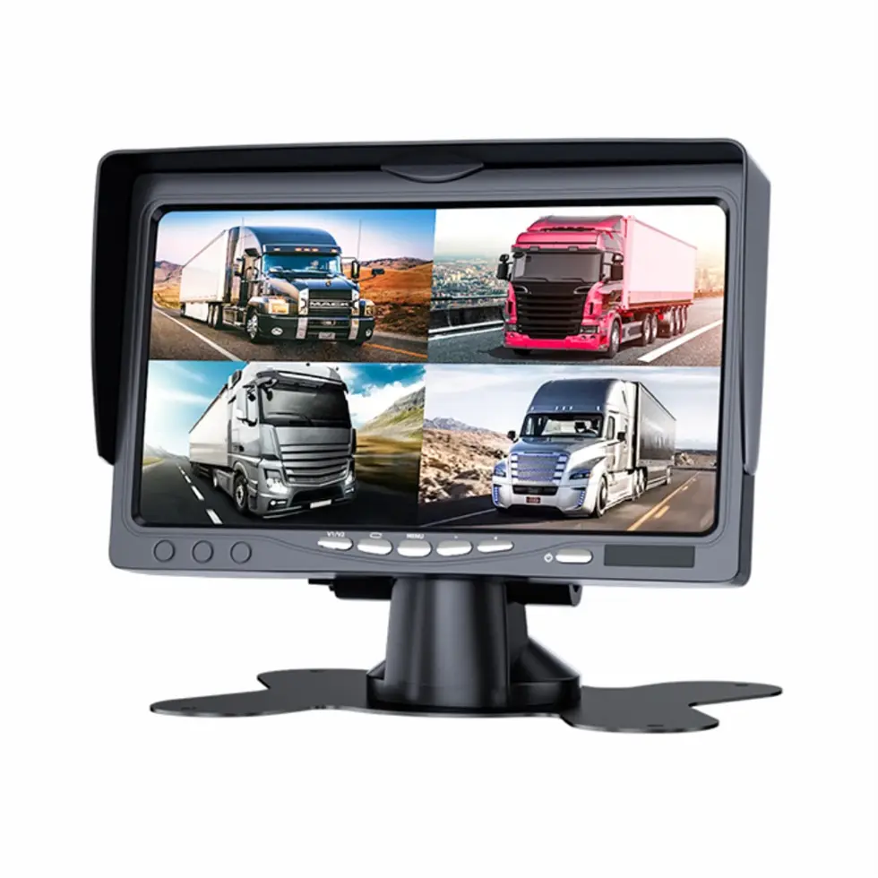7 인치 자동차 모니터 TFT LCD 자동차 후면보기 카메라 HD 모니터 트럭 카메라 지원 버스 RV 밴 DVD 백업 카메라