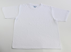 メンズブランクTシャツ卸売カスタム5in1パッククルーネックポリエステルホワイト半袖TシャツプレーンバルクブランクTシャツ