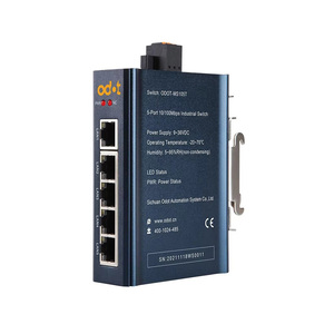 Conmutador de red Ethernet de 5 puertos, escritorio compacto, montaje en riel DIN, ODOT-MS105T - Product Image 1