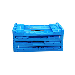 Contenedores plegables apilables resistentes Las cajas plegables de plástico se utilizan para transportar frutas o verduras - Product Image 3