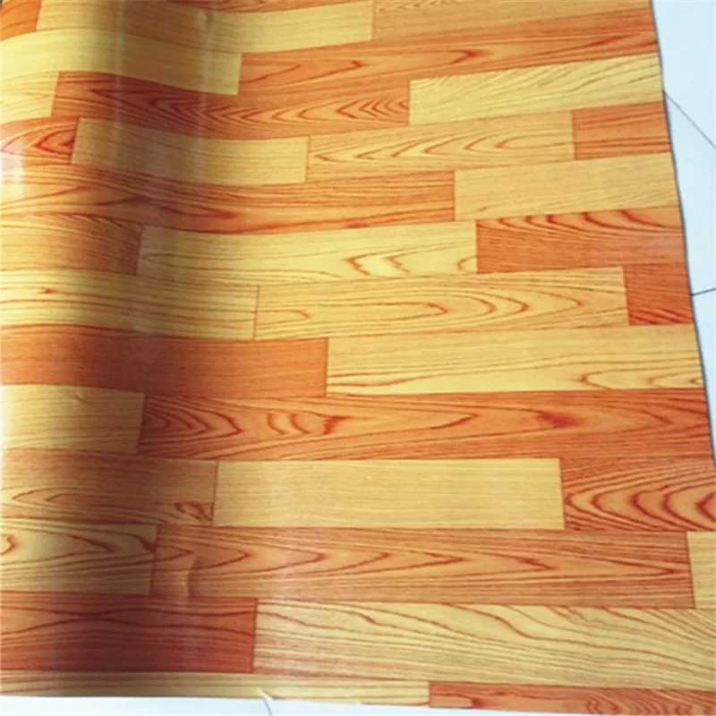 Kostenloses Muster umweltfreundlich rutschfest und verschleißfest laminierte Linoleumrollen PVC-Boden Vinilico-Parkett Vinyl-Bodenbelag