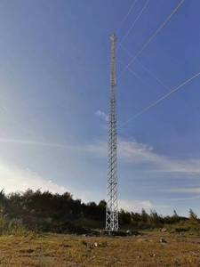 Tùy chỉnh guyed thông tin liên lạc tháp 30m-180m lưới Viễn Thông tháp với thép mạ kẽm mast tín hiệu tháp - Product Image 2